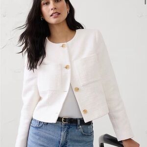 Banana Republic Cream Women's Blazer
